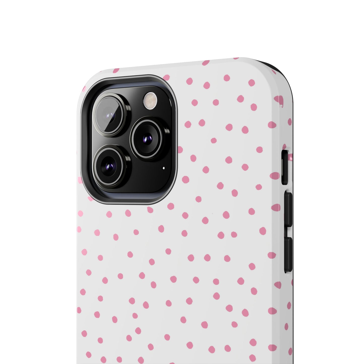 Dinky Dots White / Pink Phone Case