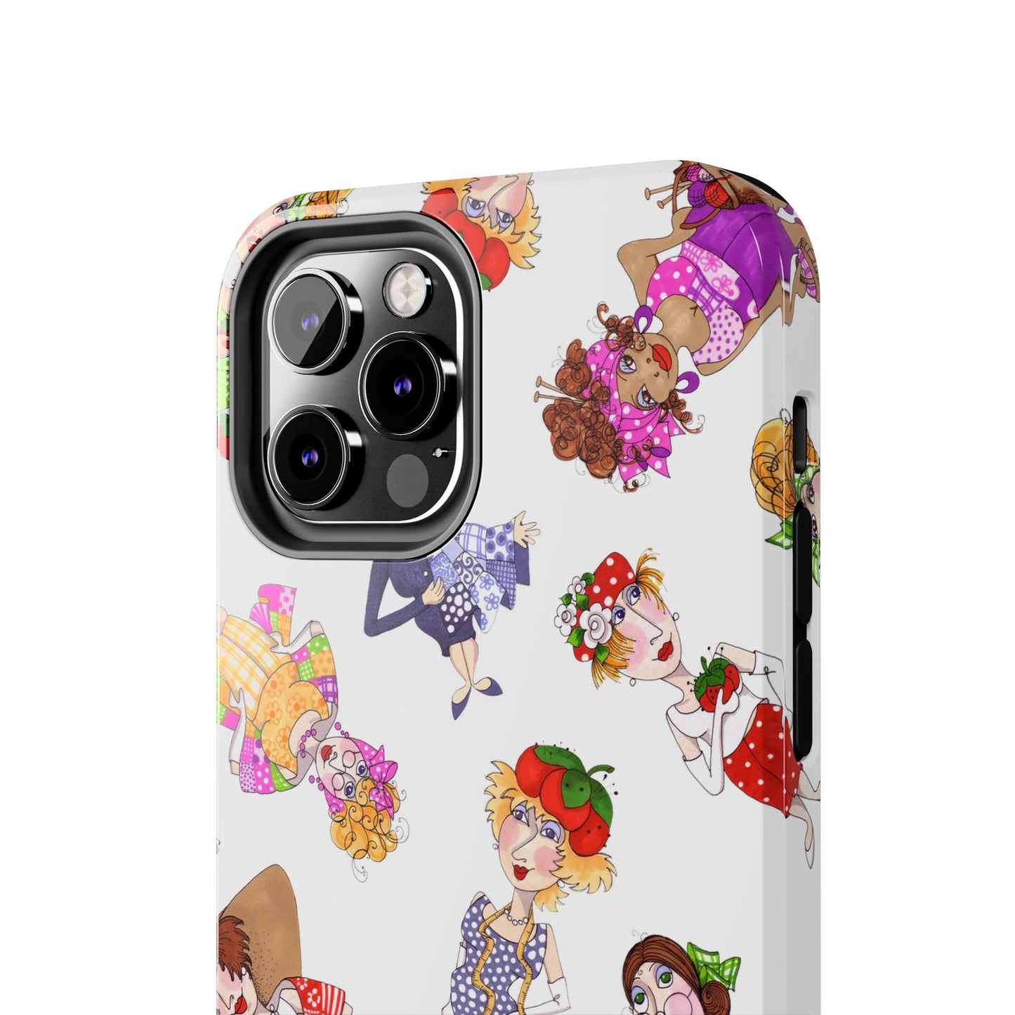 Fun Ladies Tossed White Phone Case