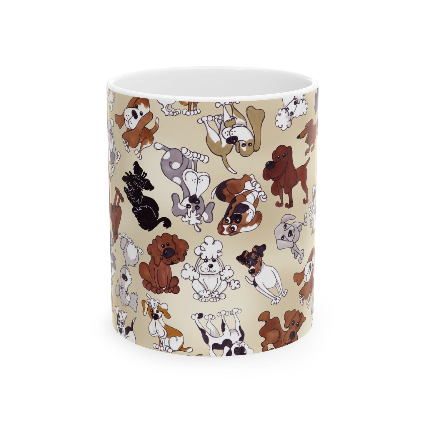 Tossed Doggies Bone Cup