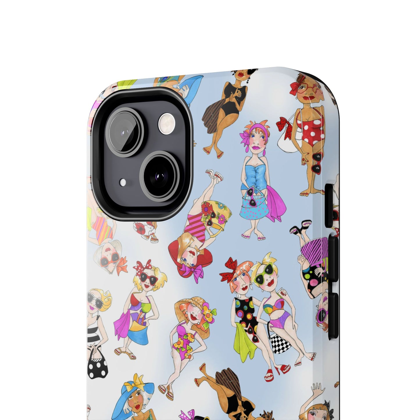 Tossed Beauties Blue Sky Phone Case