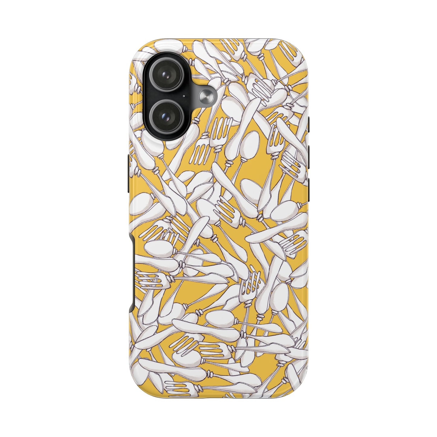 Silverware Wars Yellow Phone Case