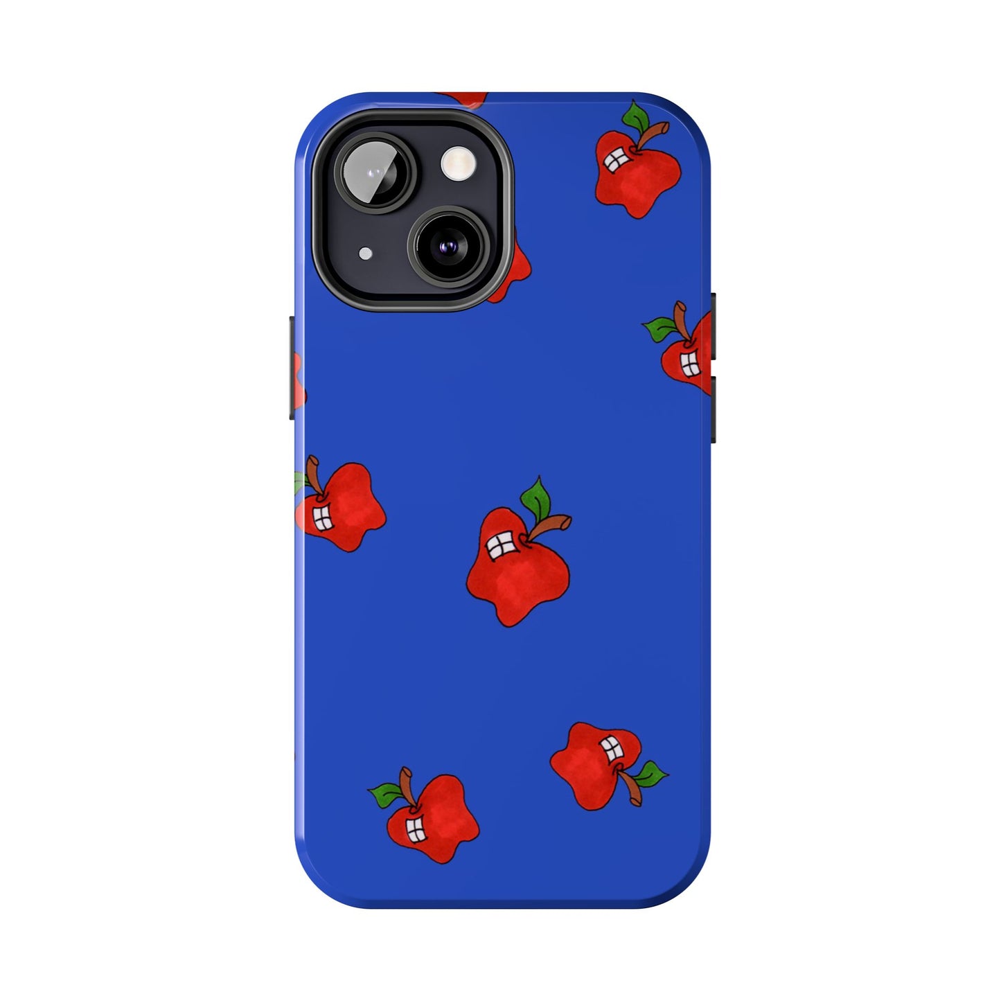 Flying Apples Blue Phone Case