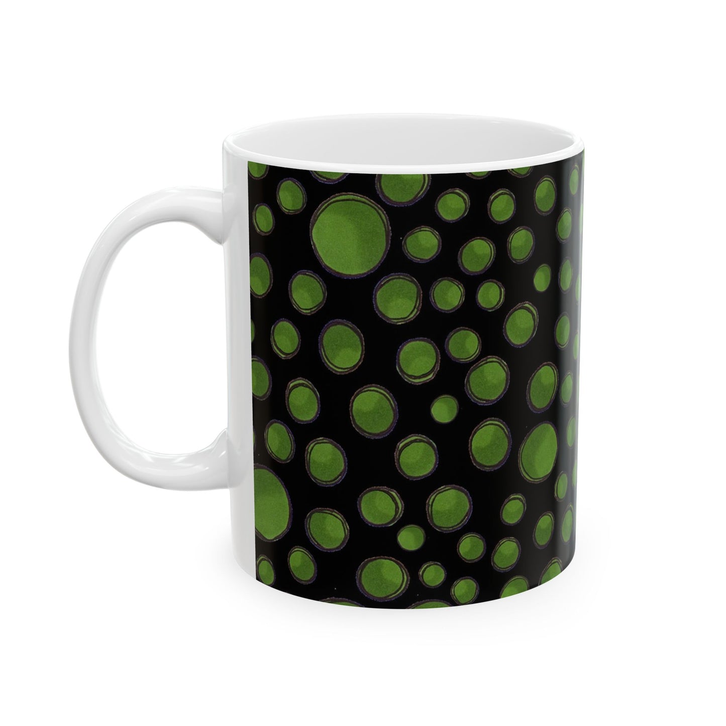 Dot Assortment Black / Green Cup