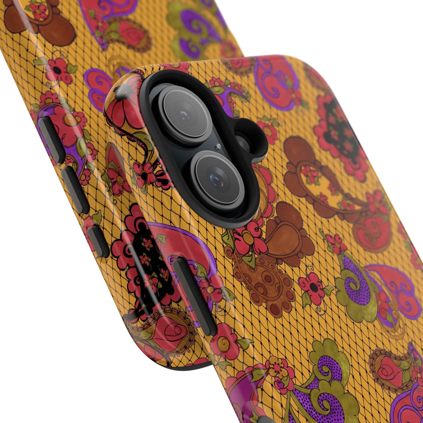 Posie Paisley Gold Phone Case