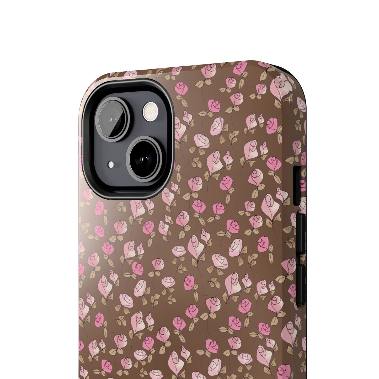 Little Bitty Roses Chocolate Phone Case