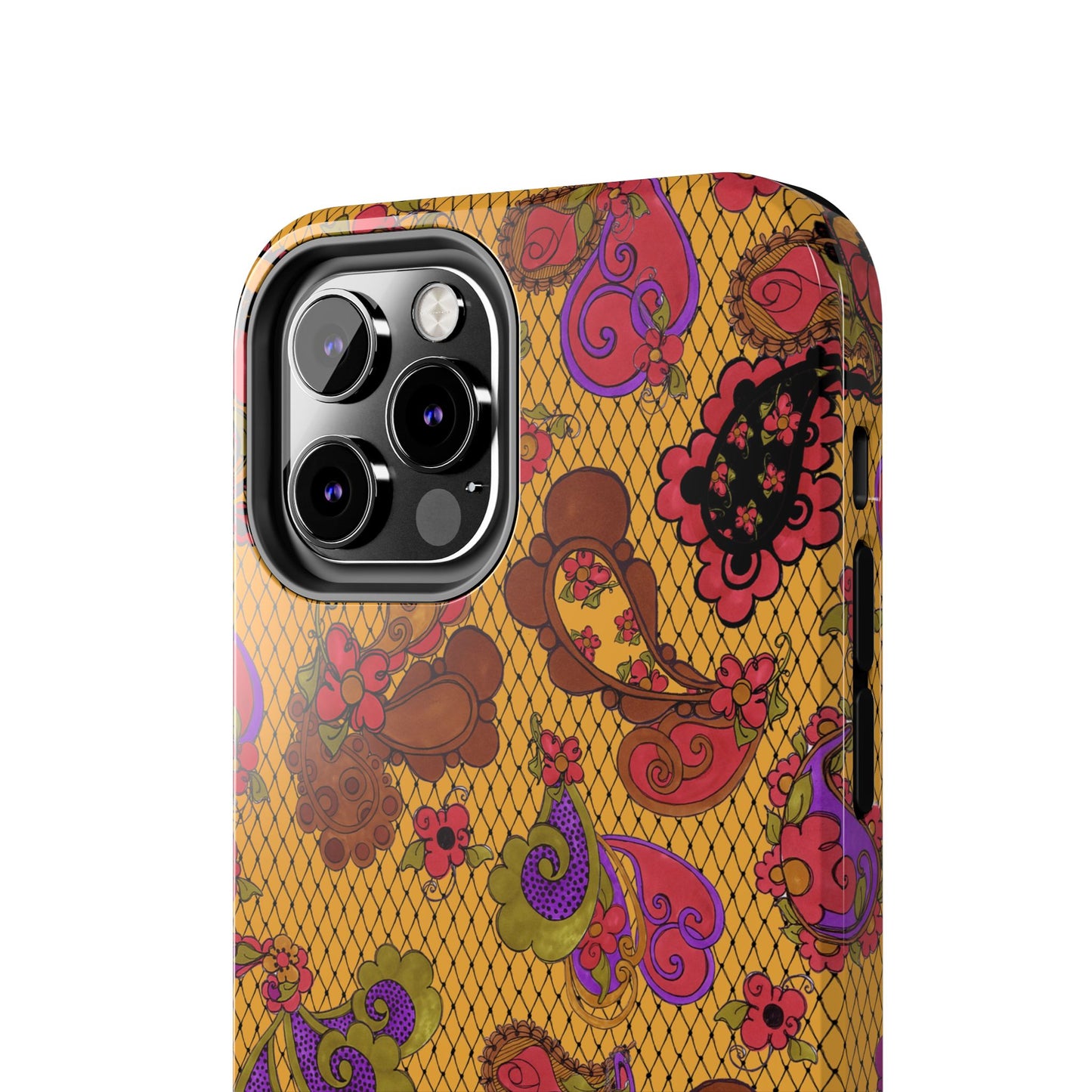Posie Paisley Gold Phone Case