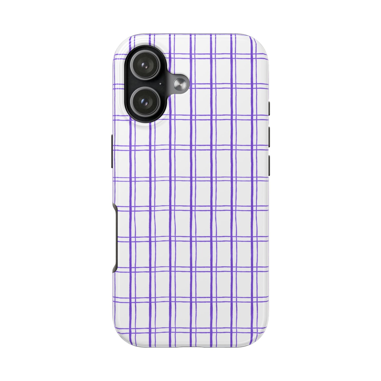 Kitchen Plaid White / Blue Phone Case