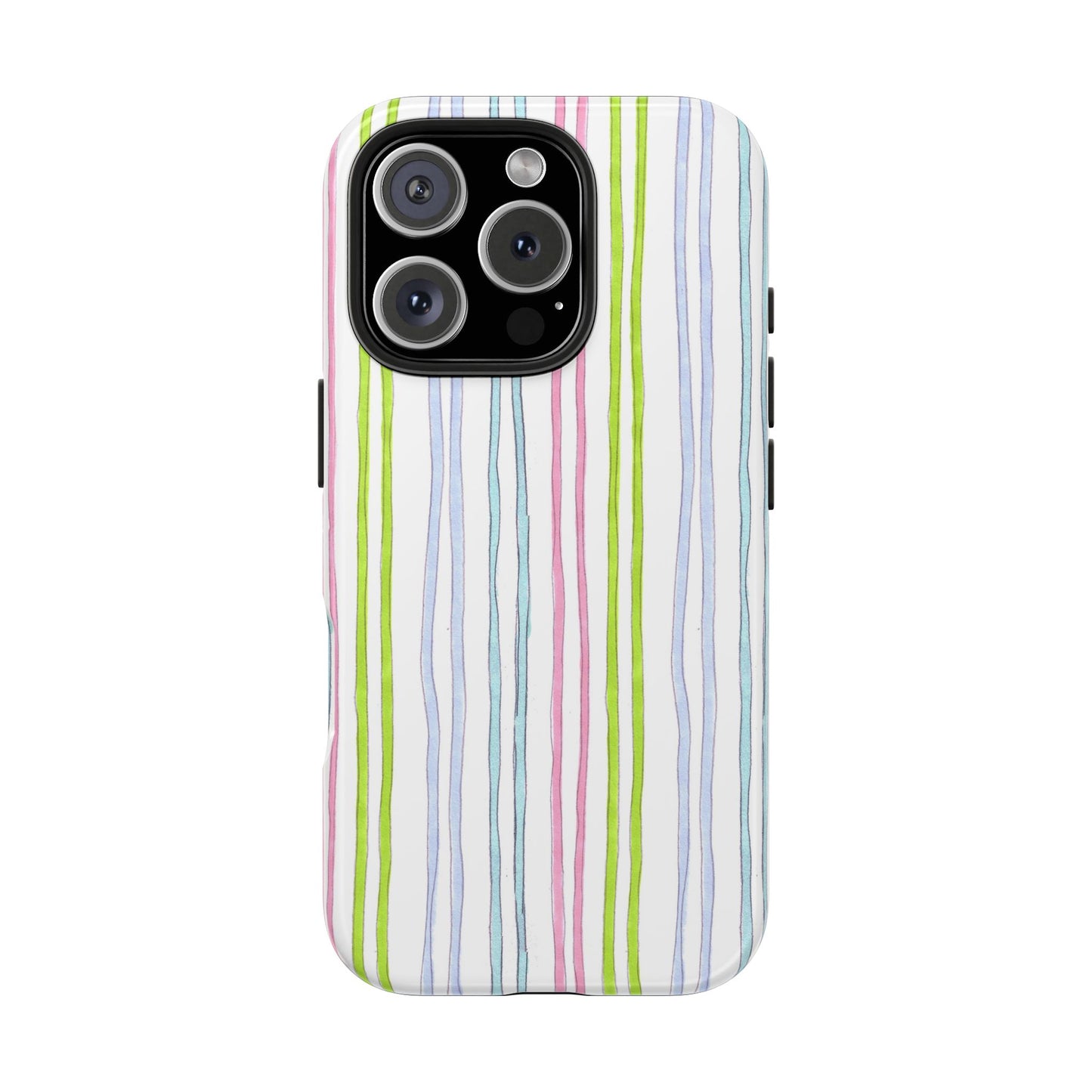 Belle Stripe White Phone Case