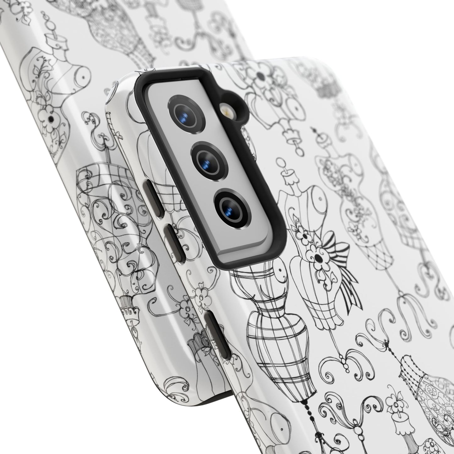 Mannequinique White / Black Phone Case