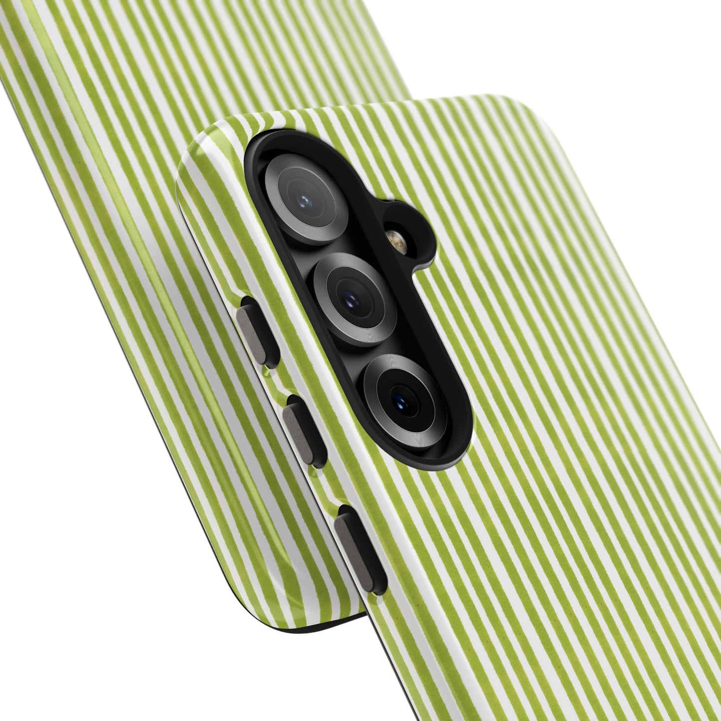 Lazy Stripe Lime Phone Case