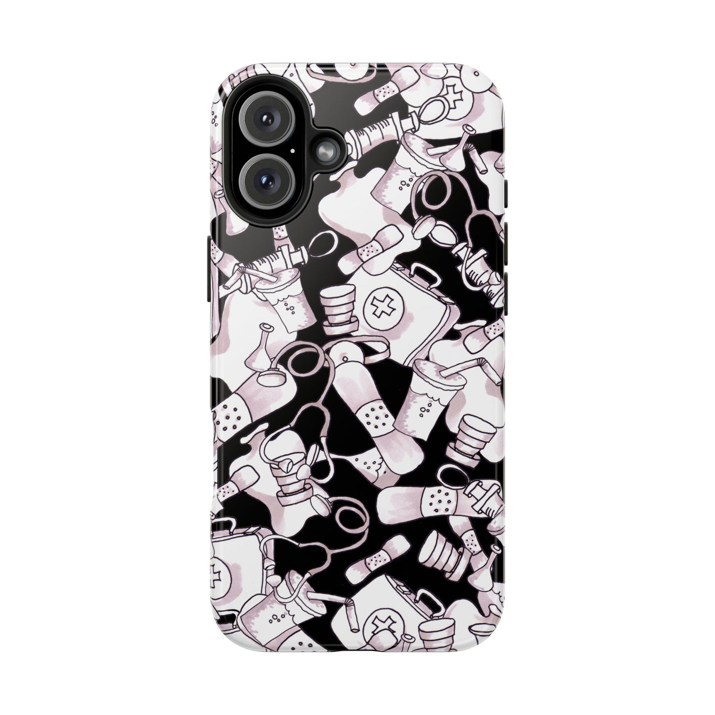 Med Stuff Black Phone Case