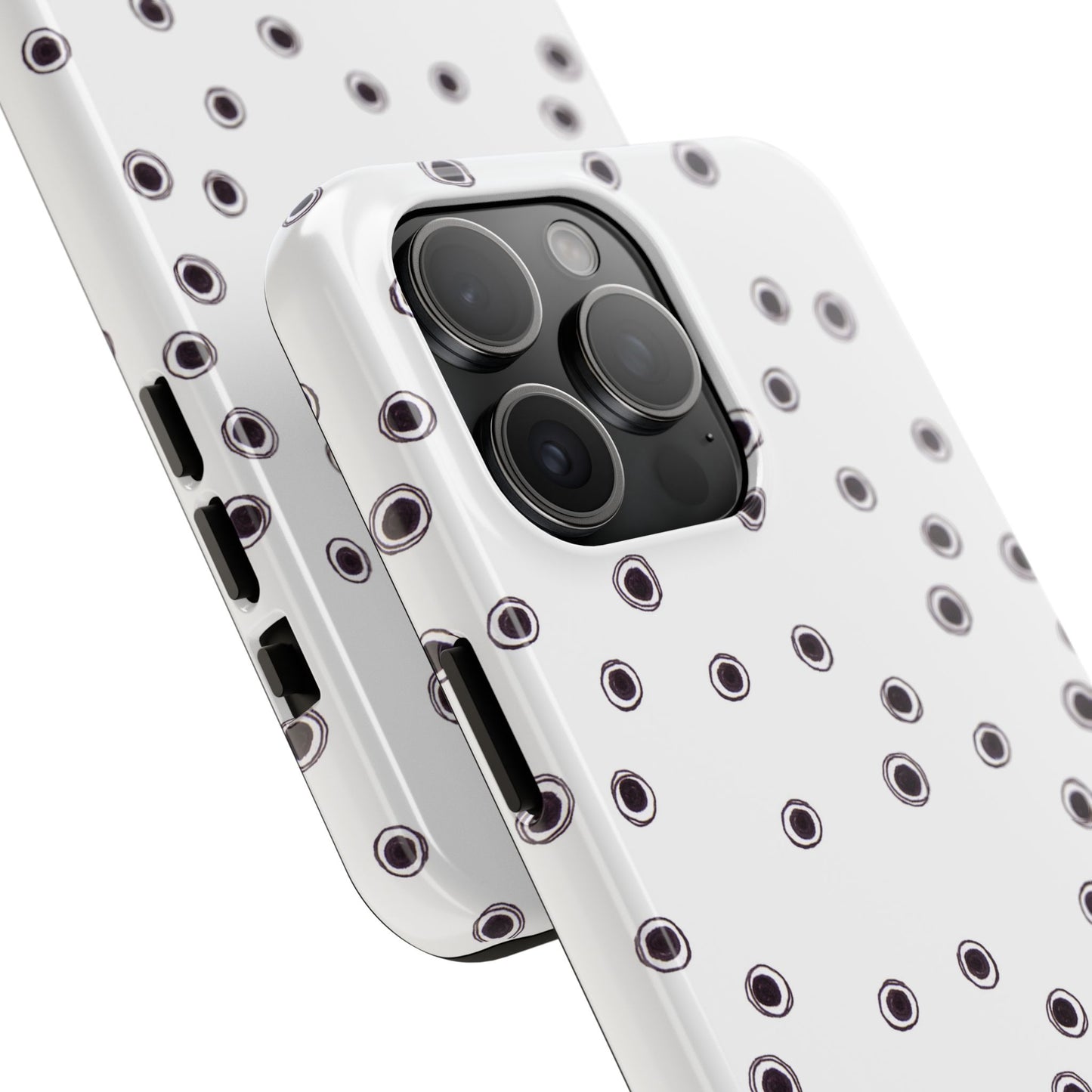Halo Dots White Phone Case