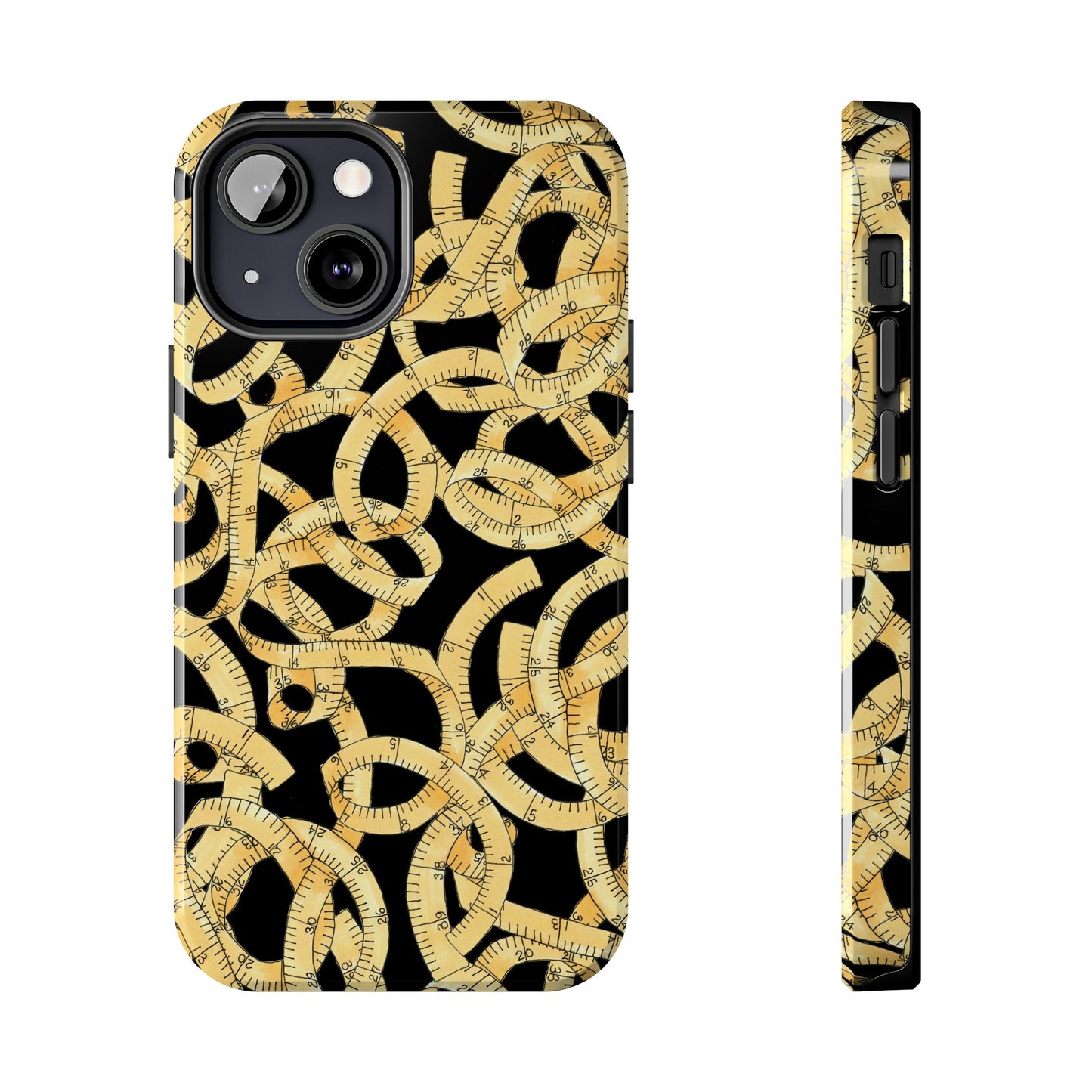 Tape Tangle Black Phone Case