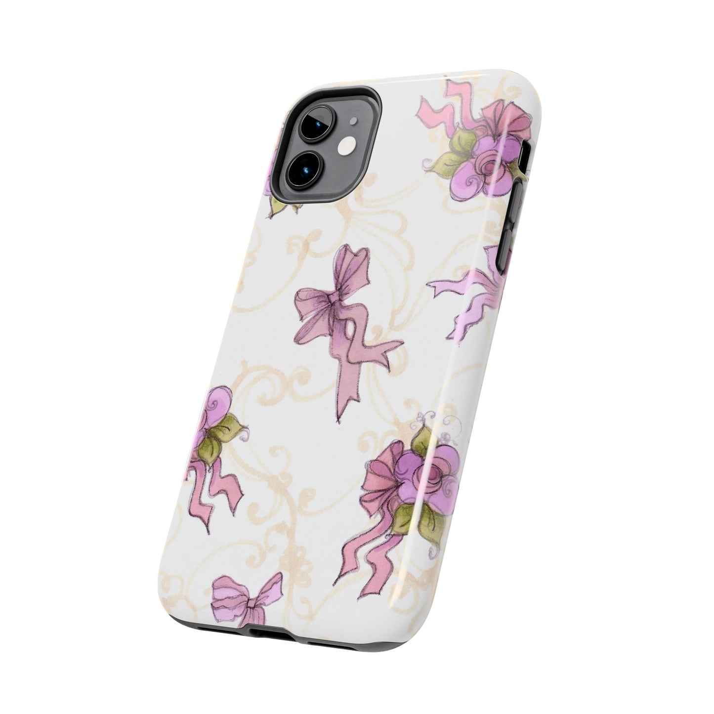 Flower Model Bow Flowers Phone Case