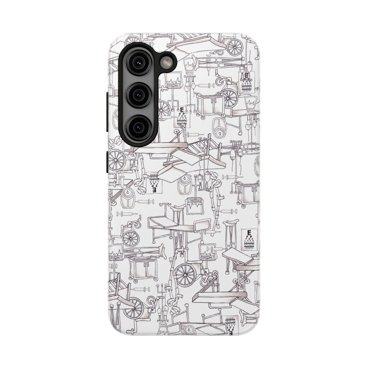 Essentials White / White Phone Case