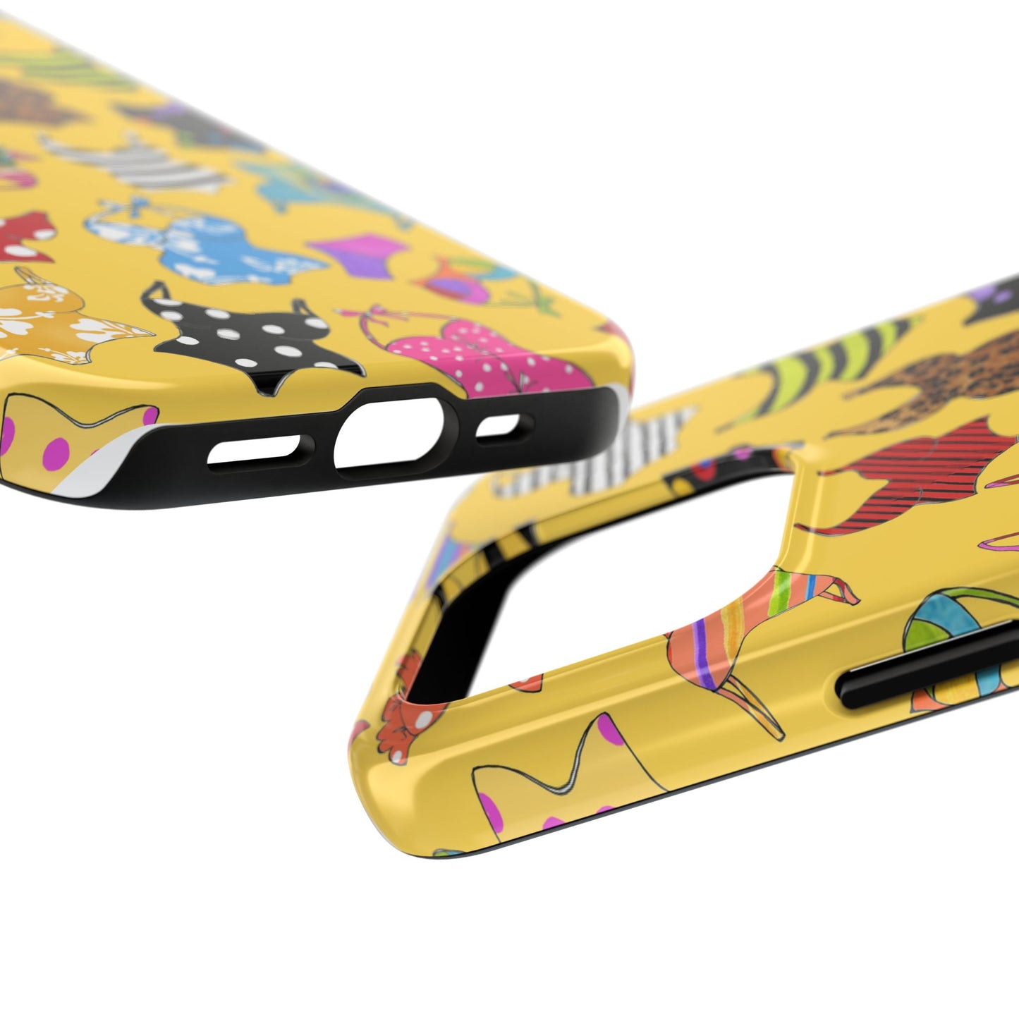 Assorted Suits Yellow Phone Case