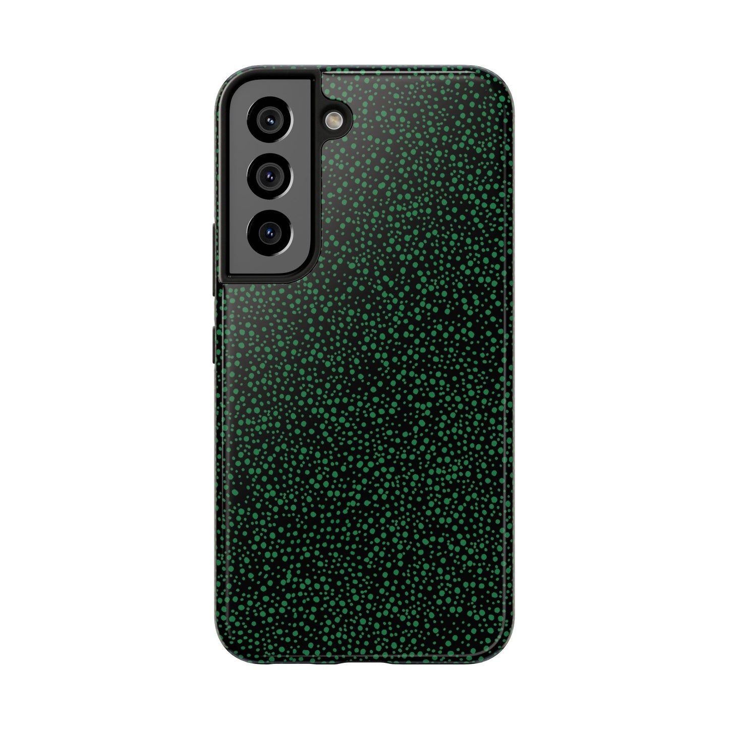 Confetti Black / Green Phone Case