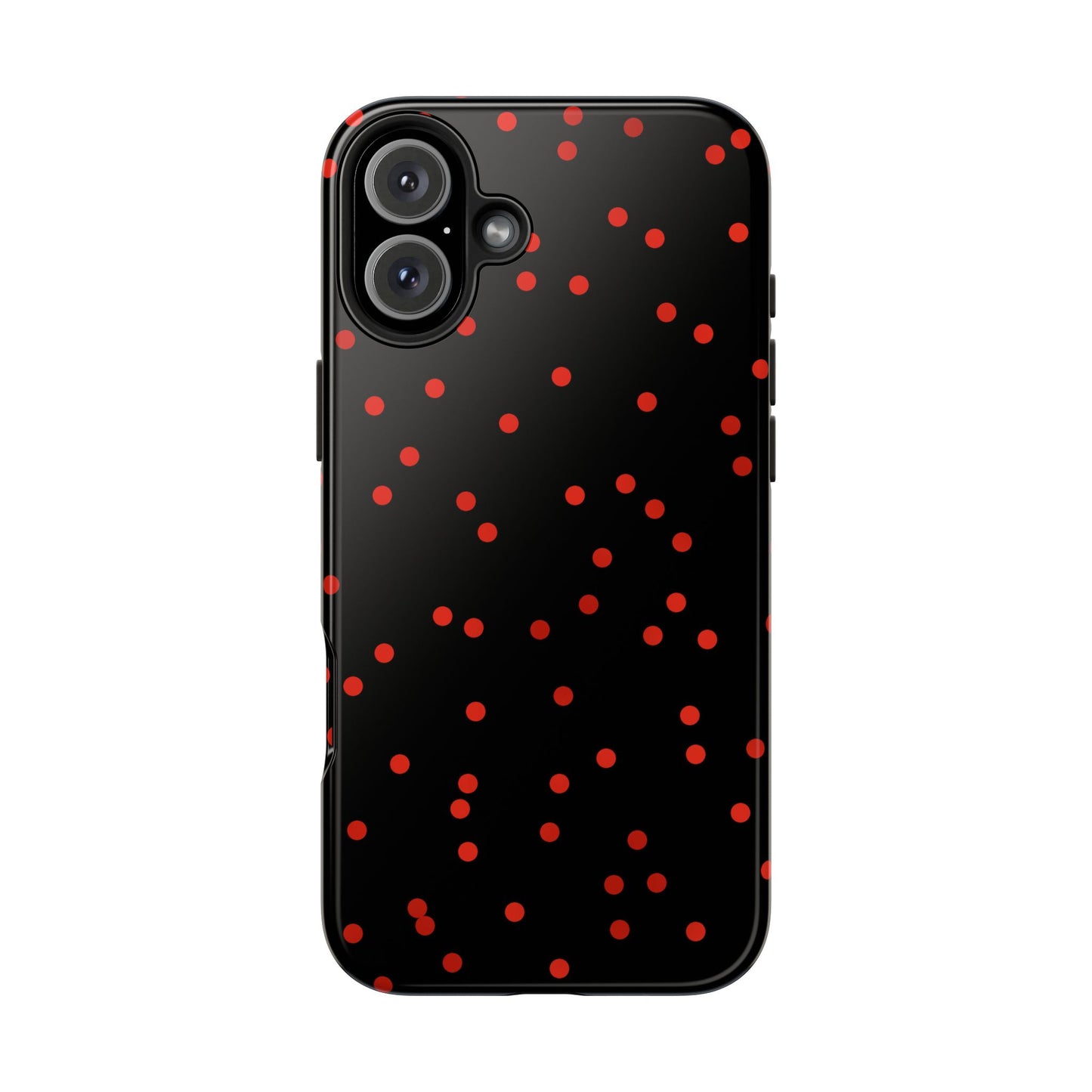 Space Dots Black / Red Phone Case
