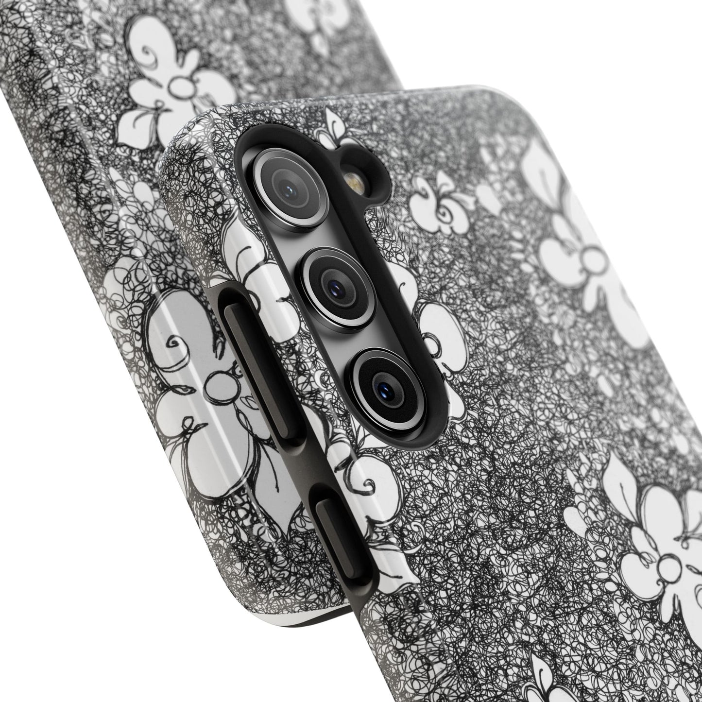 Flower Scribbles Phone Case