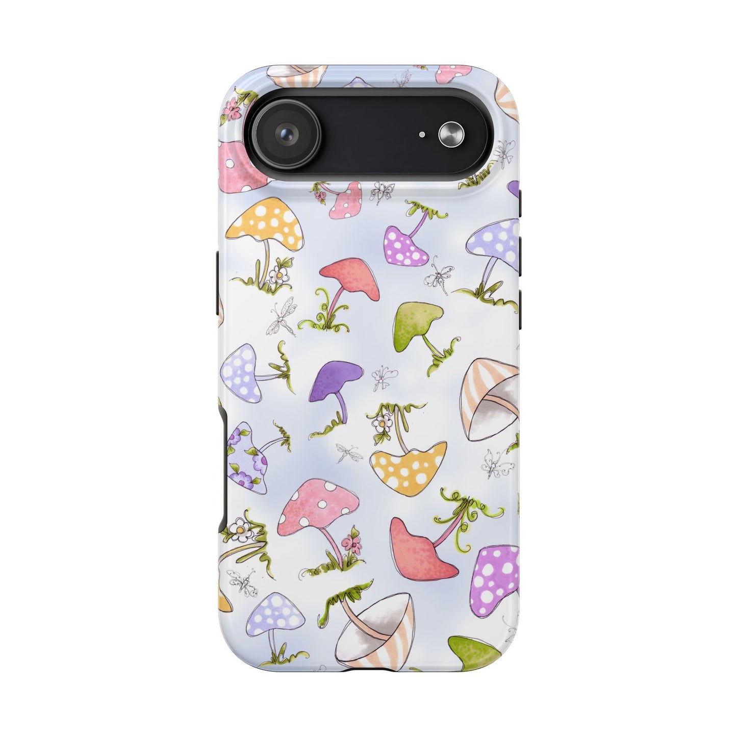 Mushroom Toss Blue Phone Case
