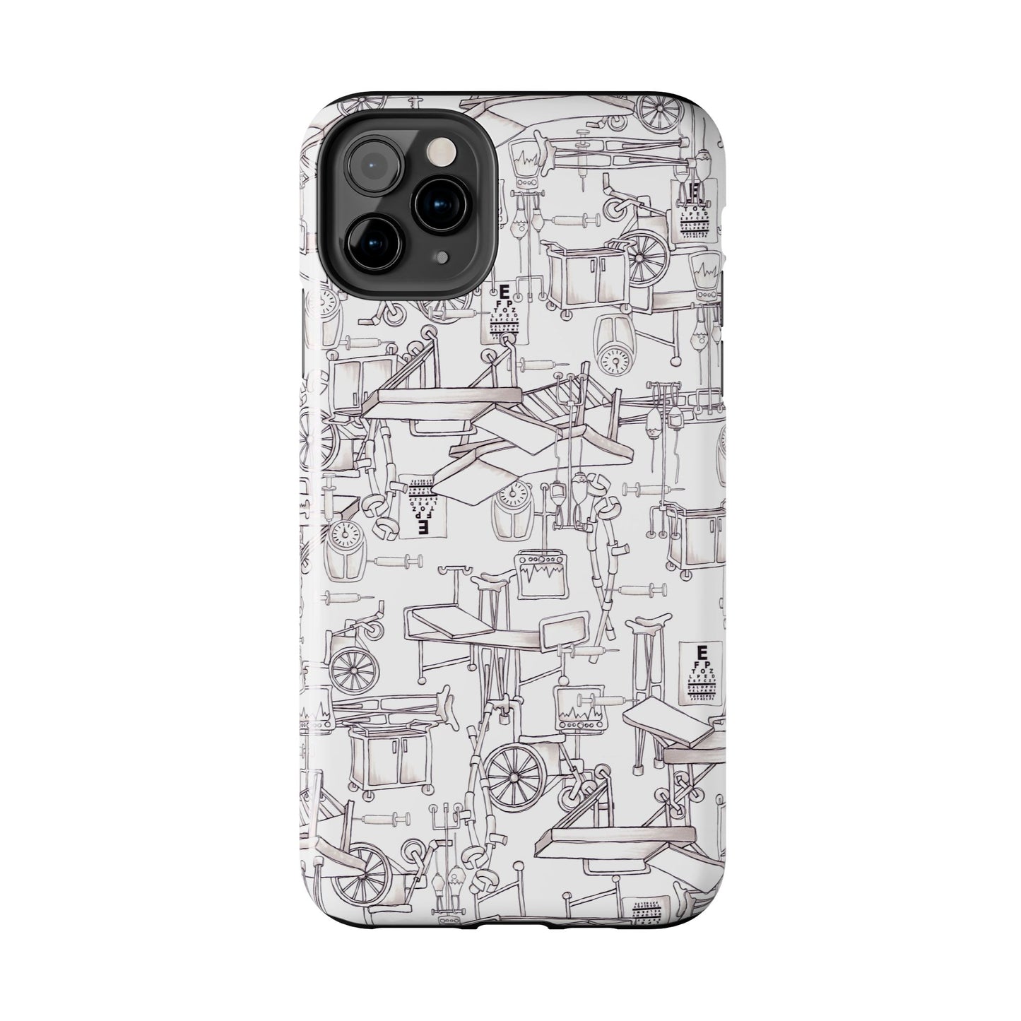 Essentials White / White Phone Case