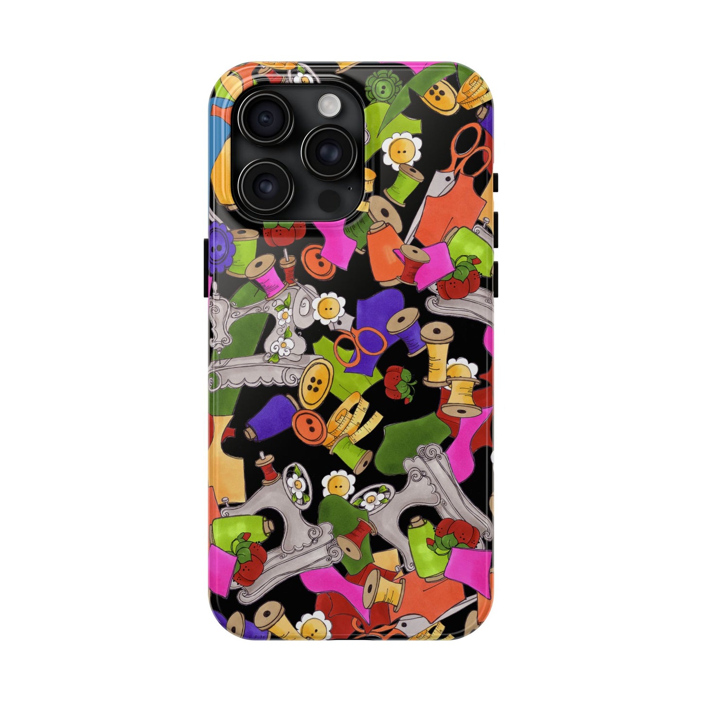 Kaleidasew Black Phone Case