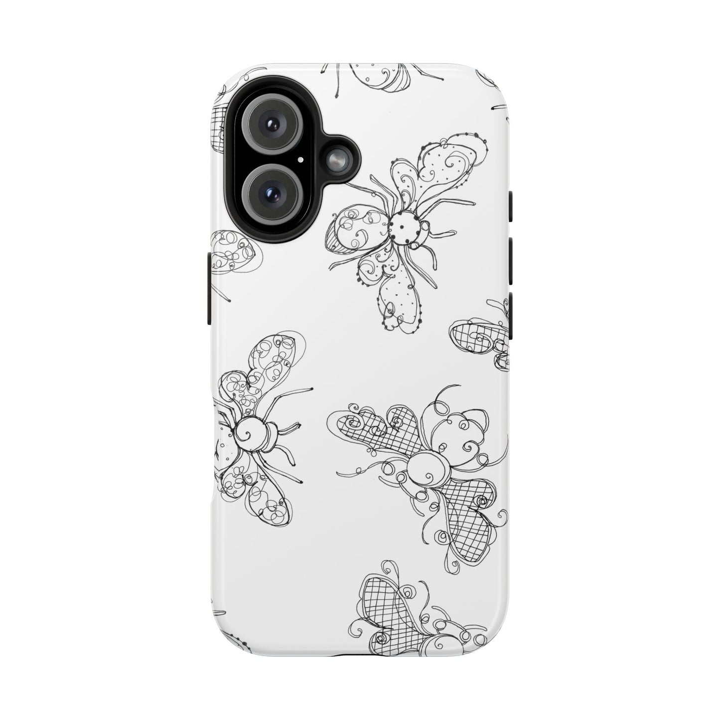 Busy Bees White Phone Case