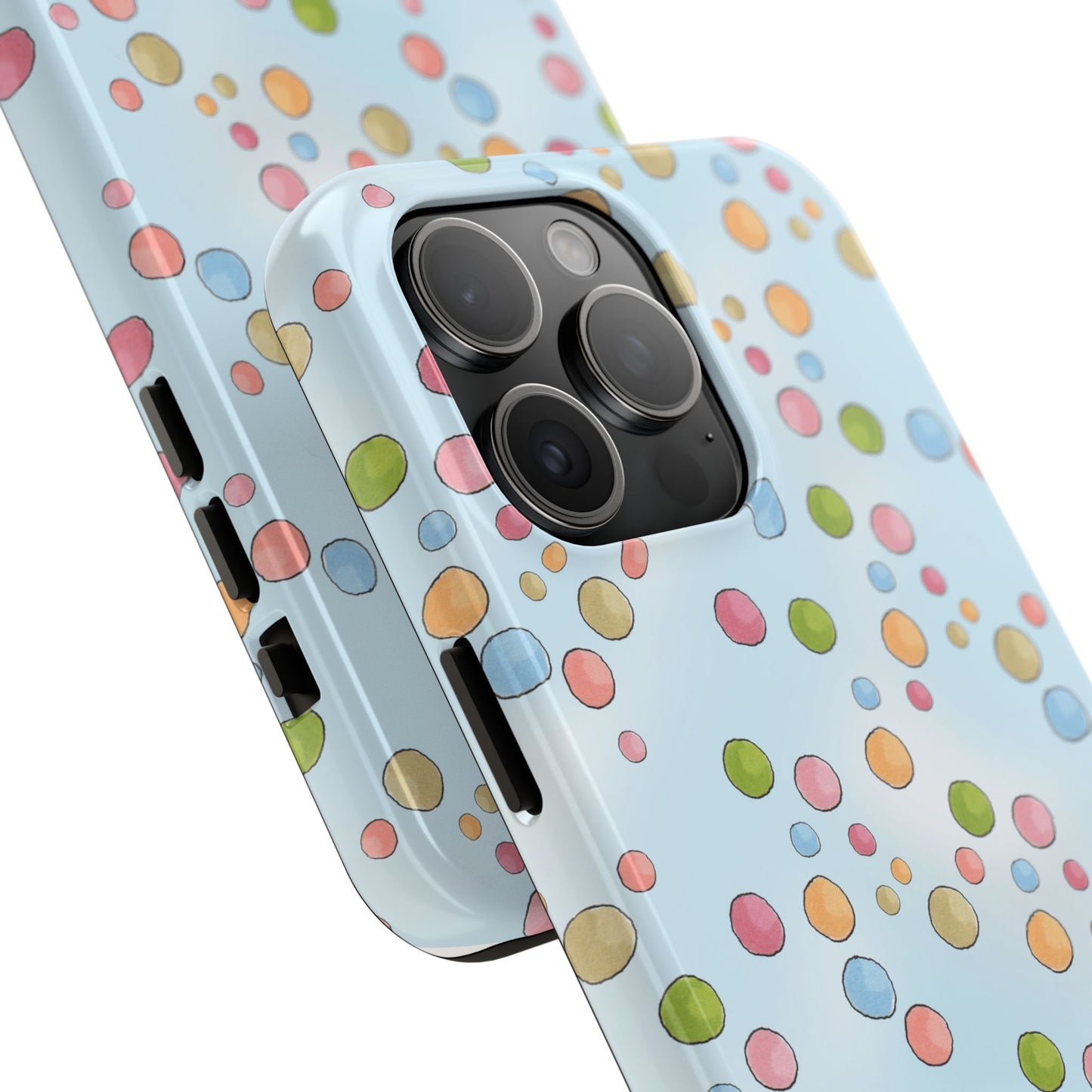 Clown Dots Blue Sky Phone Case