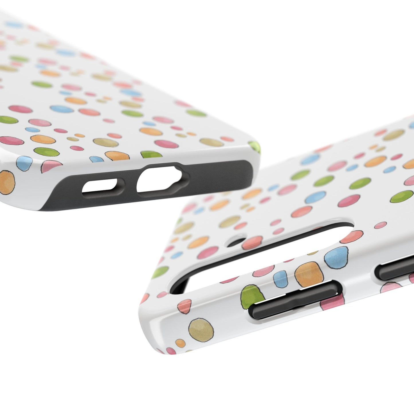 Clown Dots White Phone Case