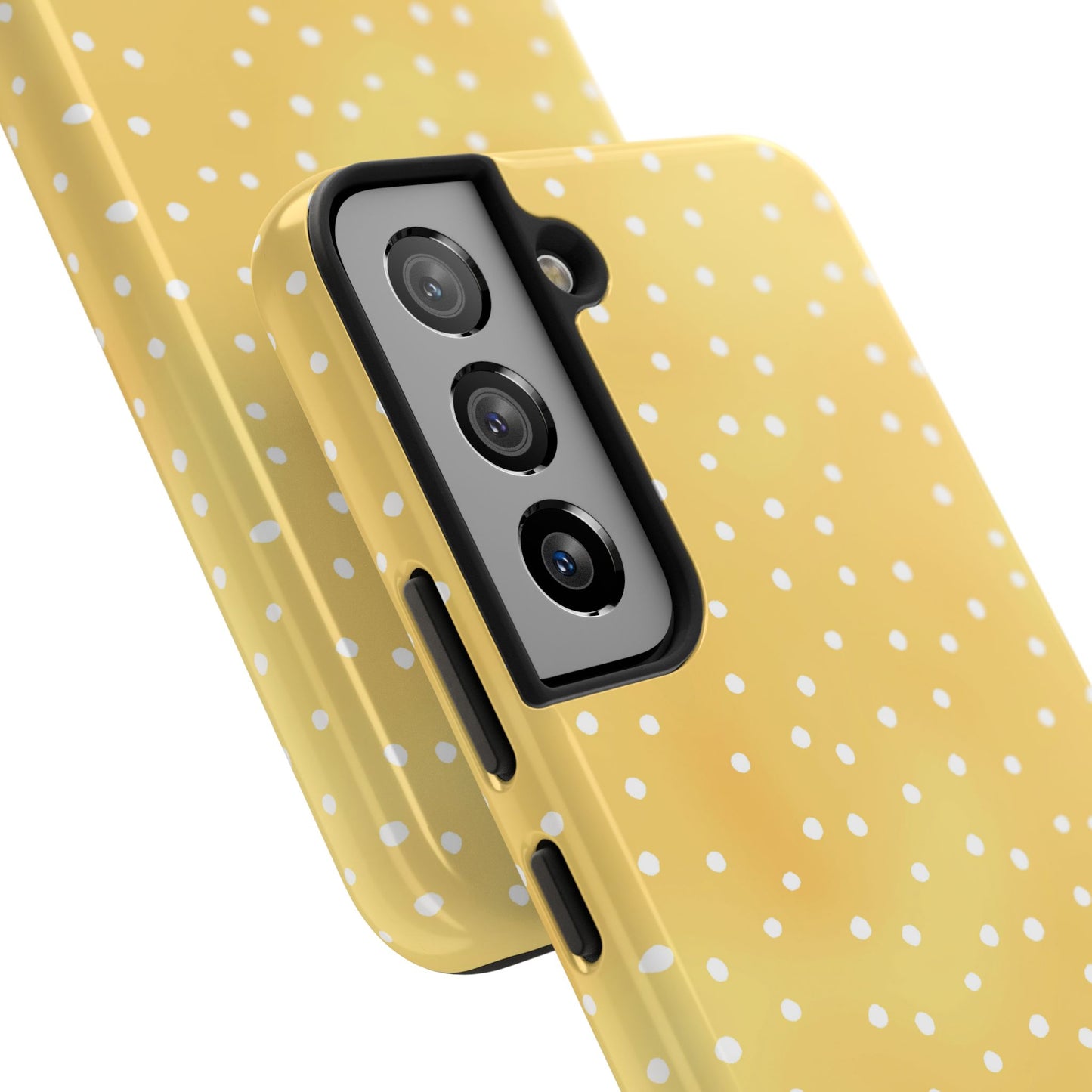 Dinky Dots Yellow / White Phone Case