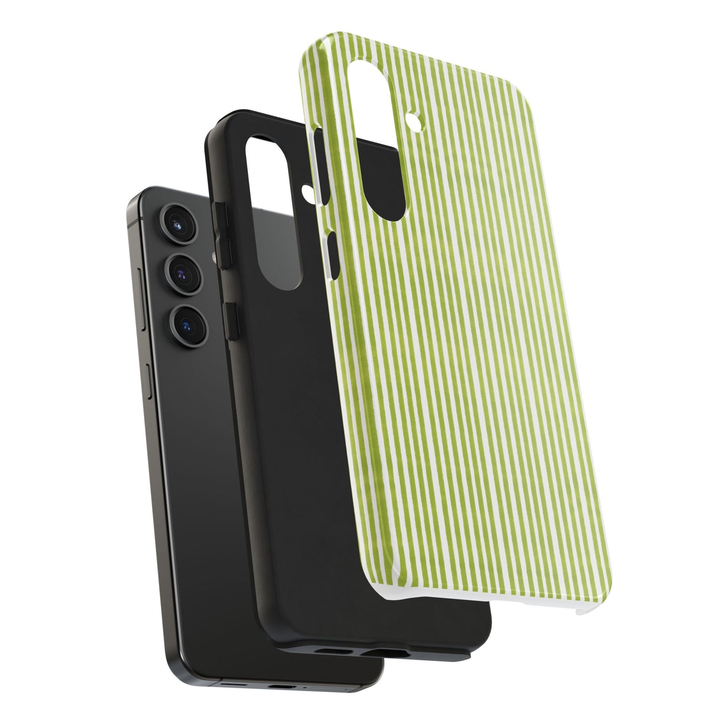 Lazy Stripe Lime Phone Case