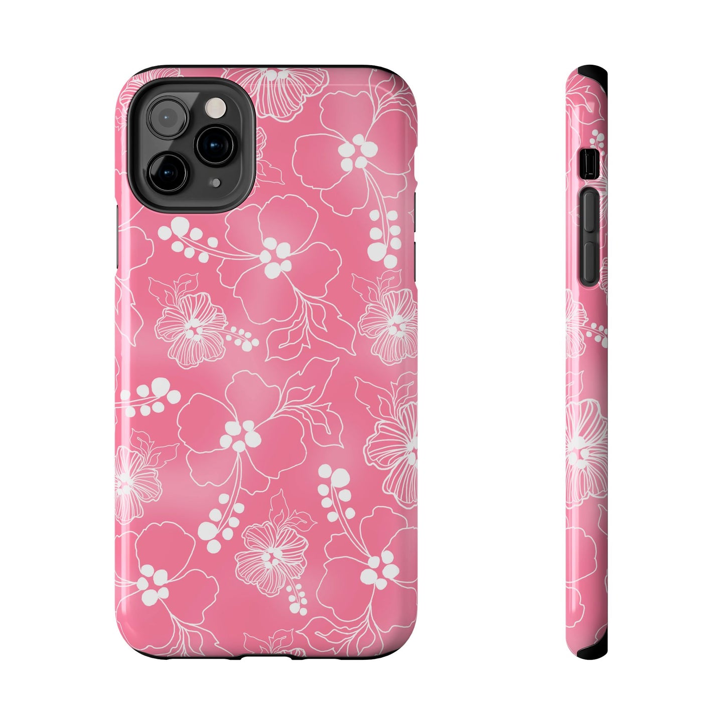 Lacey Hibiscus Pink Phone Case
