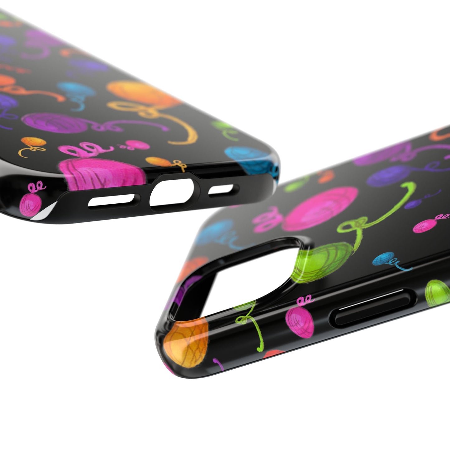 Yarniverse Black Phone Case