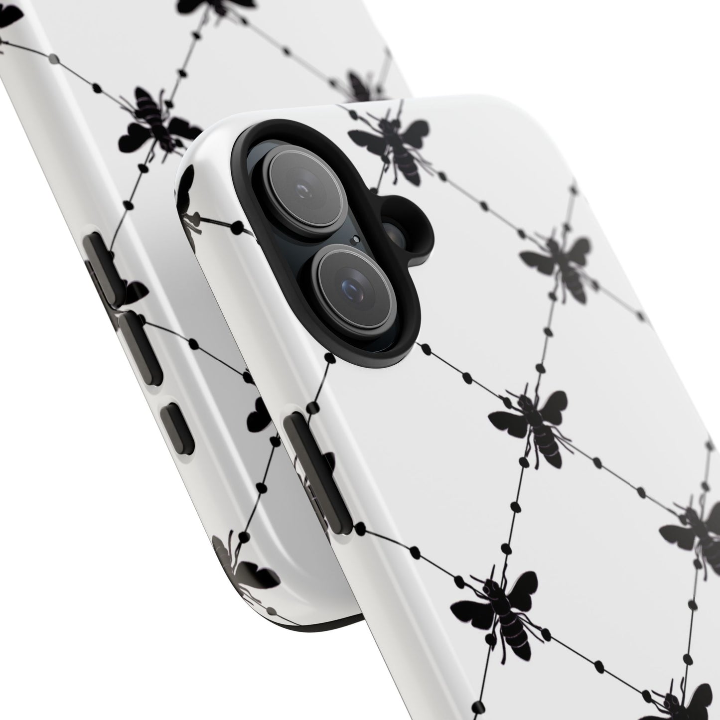 Beaded Bees White Phone Case