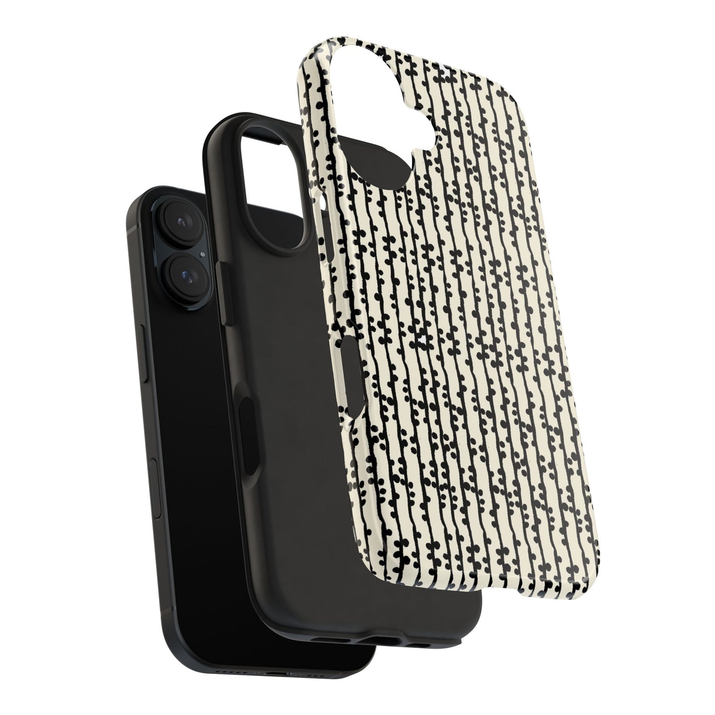 Loopy Stripe Bone Phone Case