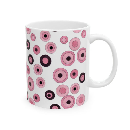 Pink / Black Circles Cup