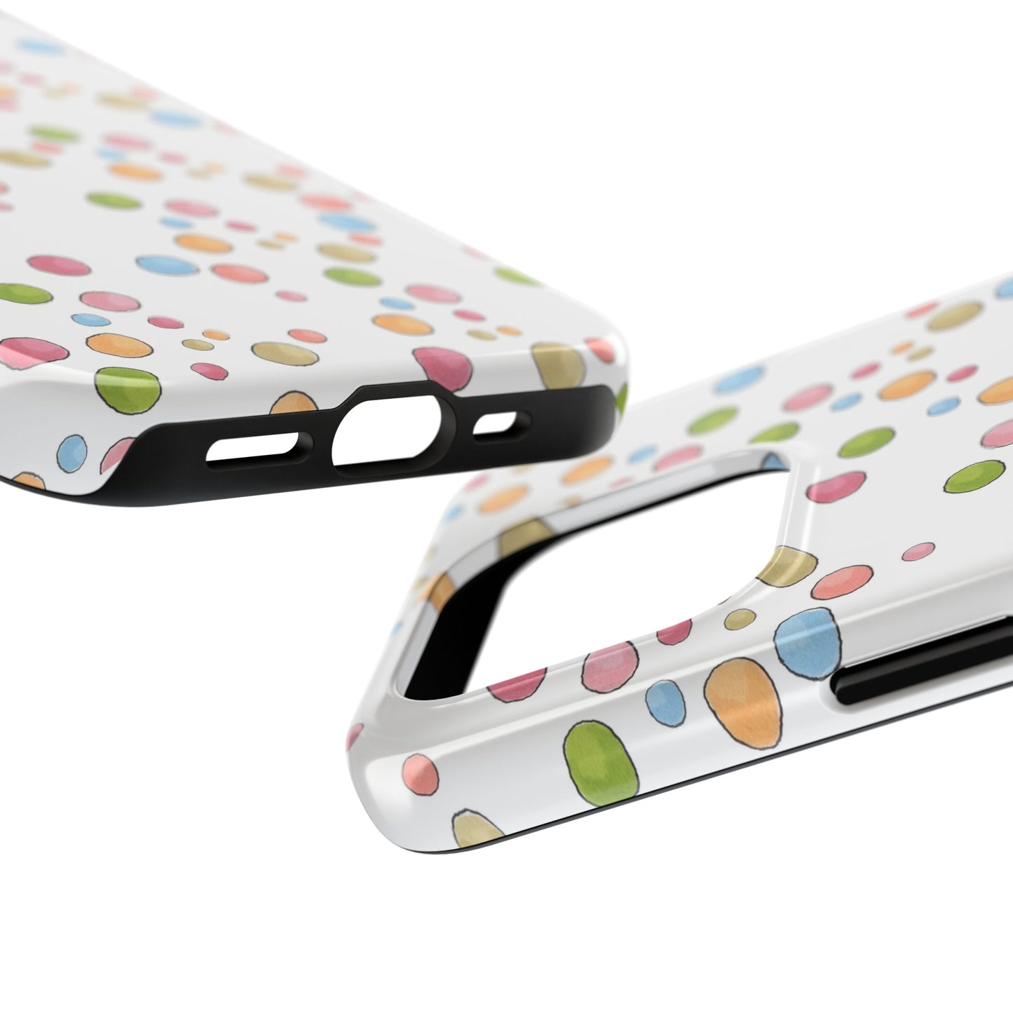 Clown Dots White Phone Case