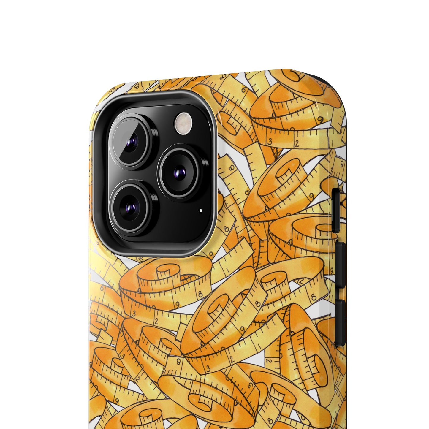 Tape Storm White / Yellow Phone Case
