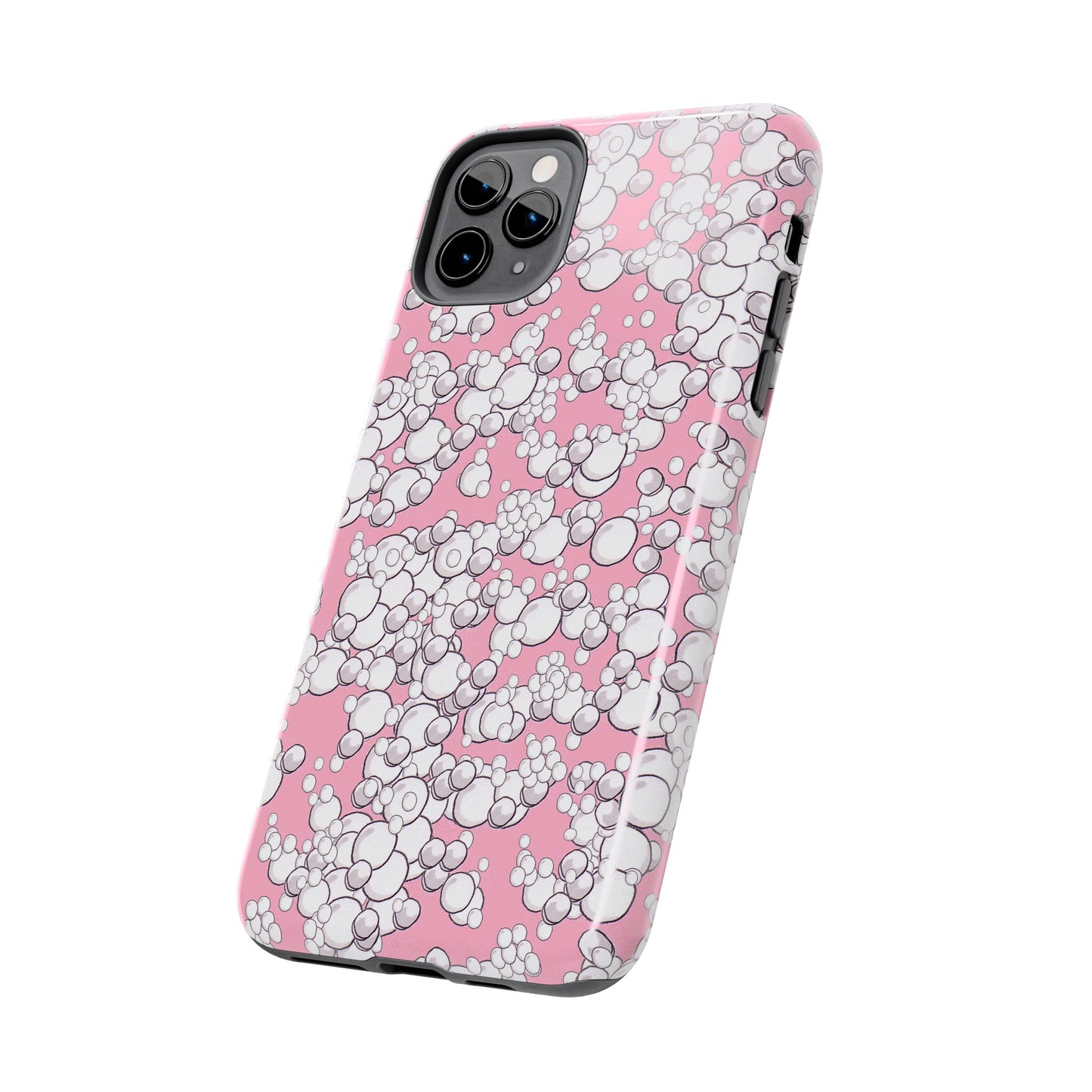 Bubble Dots Pink Phone Case