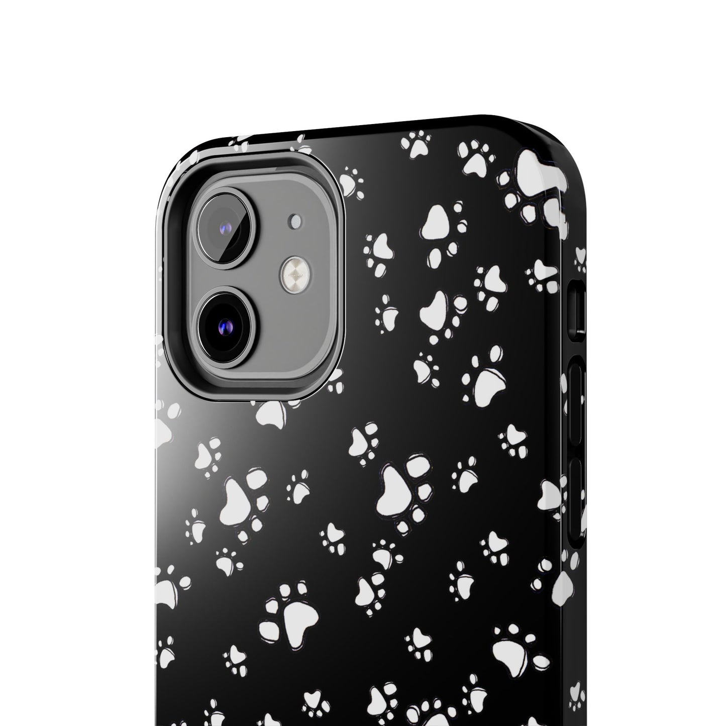 Paw Flakes Black Phone Case