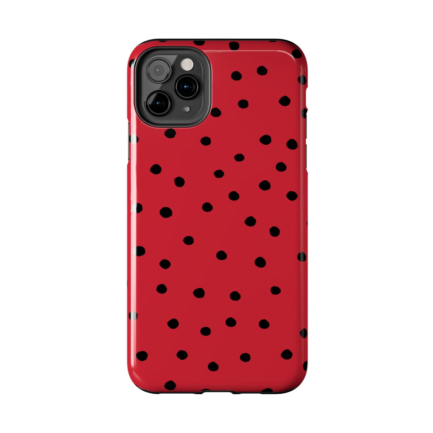 Dinky Dots Red / Black Phone Case