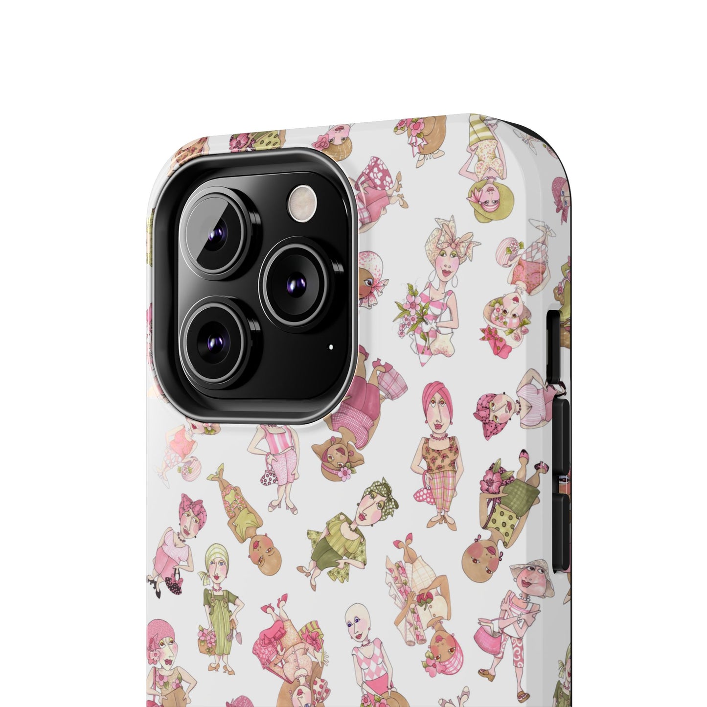 Tossed Ladies White Phone Case