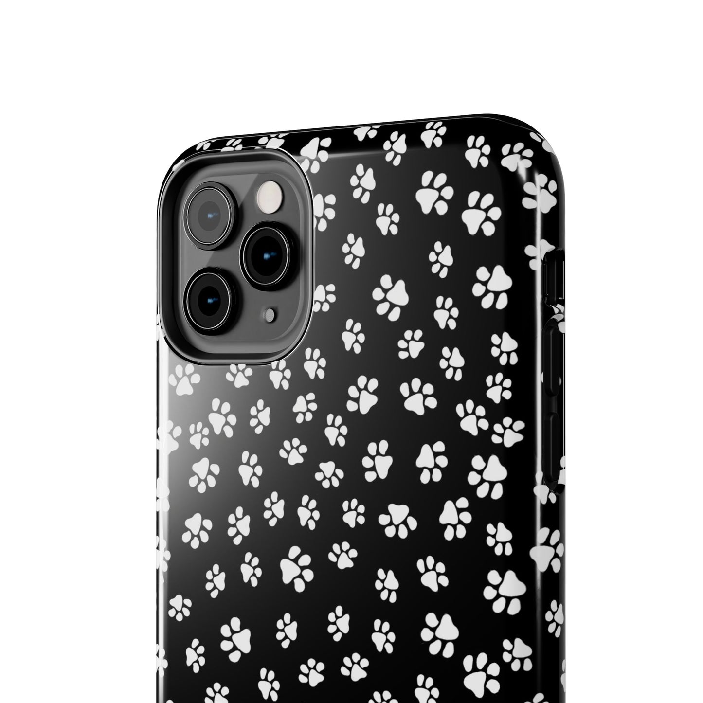 Little Paws Black / White Phone Case