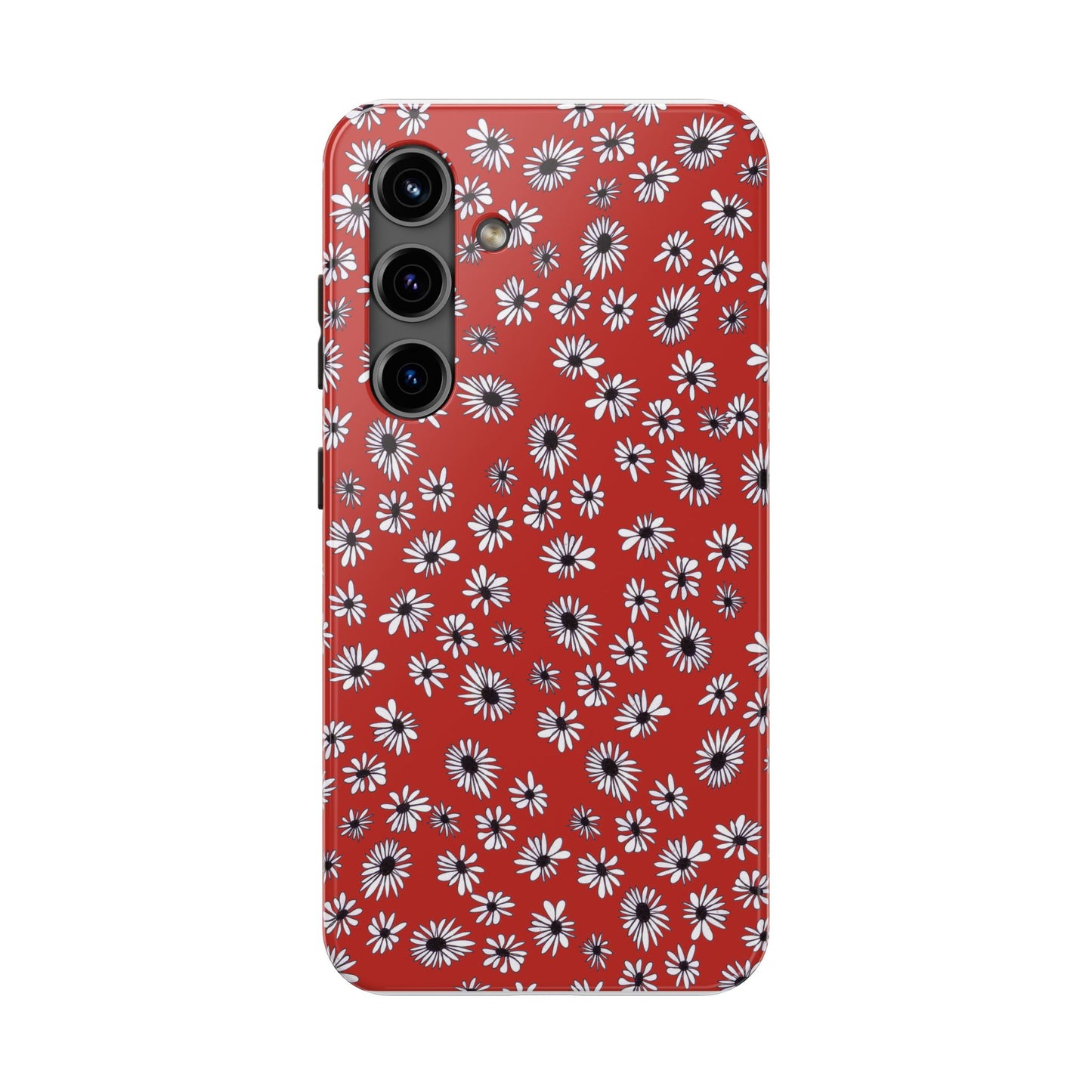 Random Daisy Red / White Phone Case