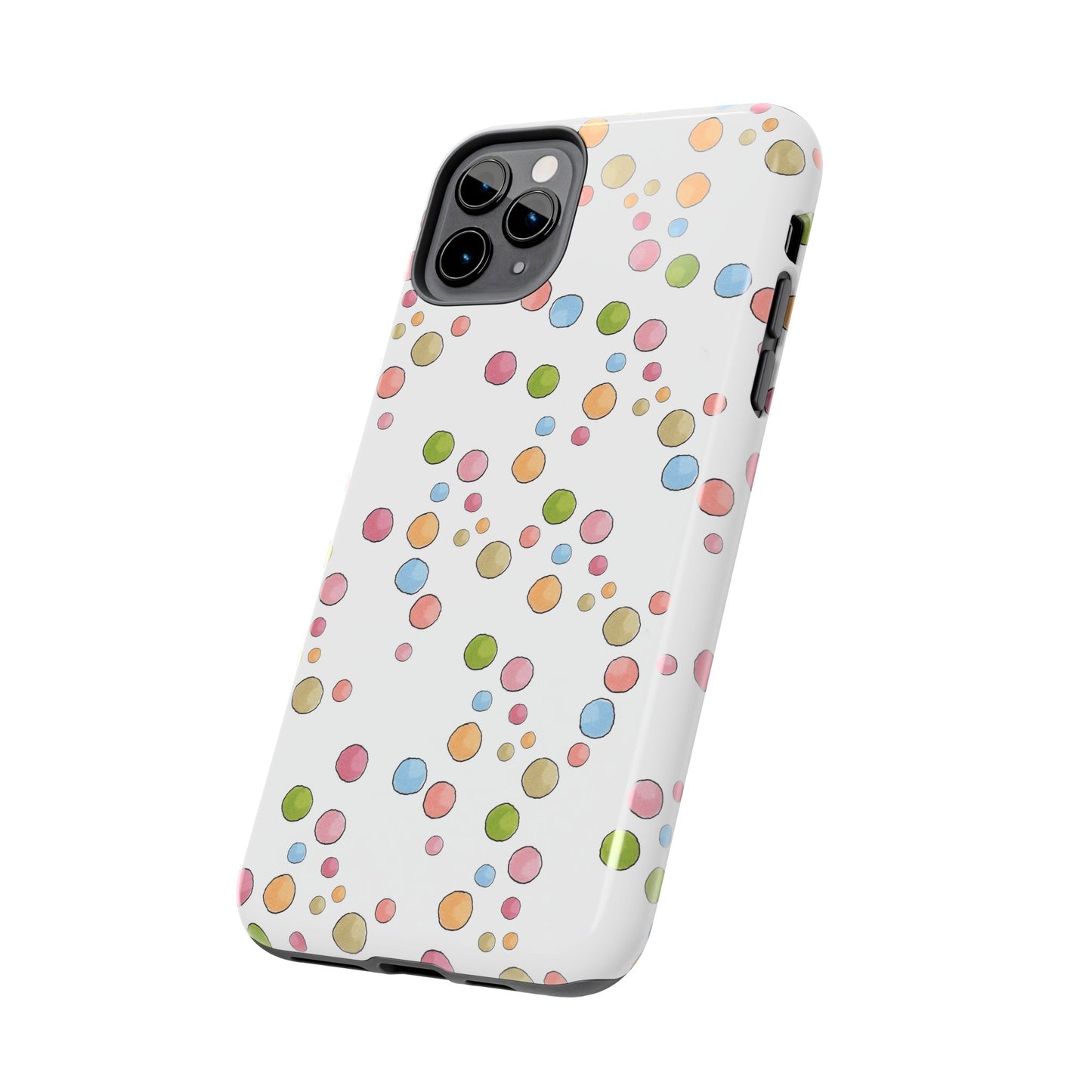Clown Dots White Phone Case