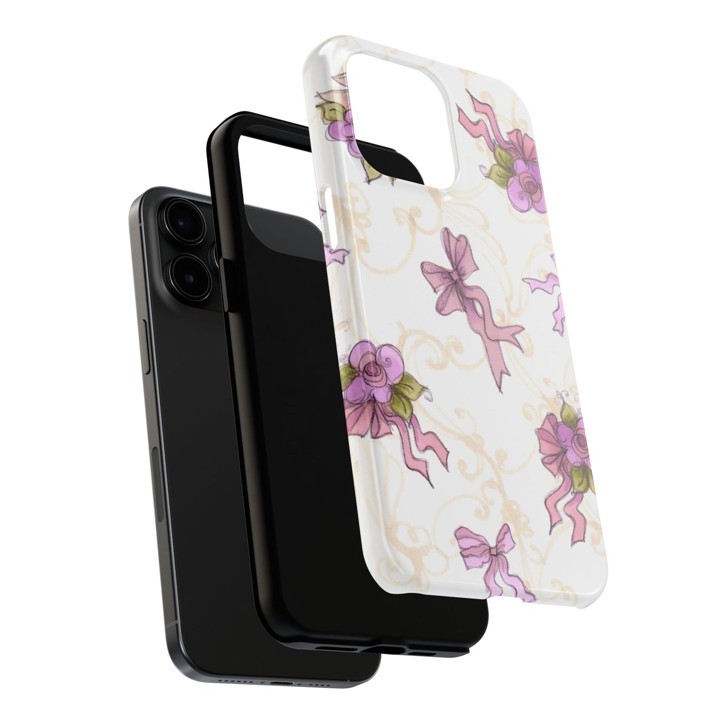 Flower Model Bow Flowers Phone Case