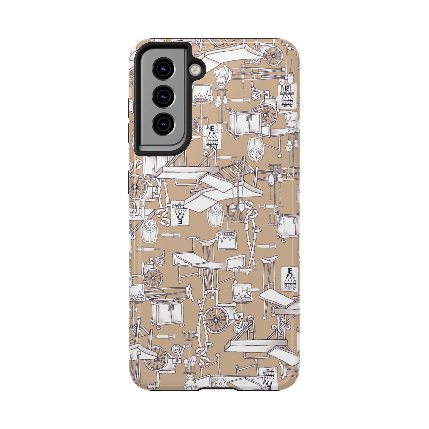 Essentials Khaki / White Phone Case