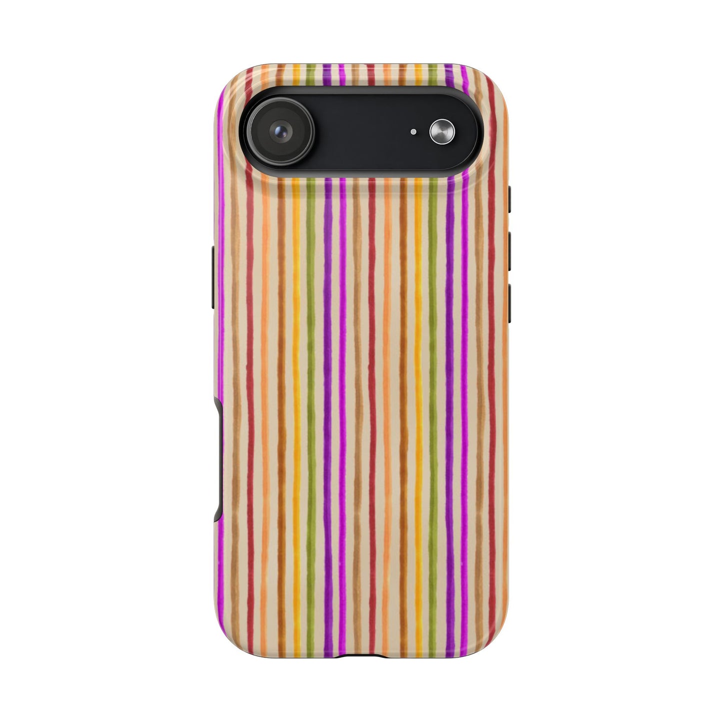 Spice Stripe Muslin Phone Case
