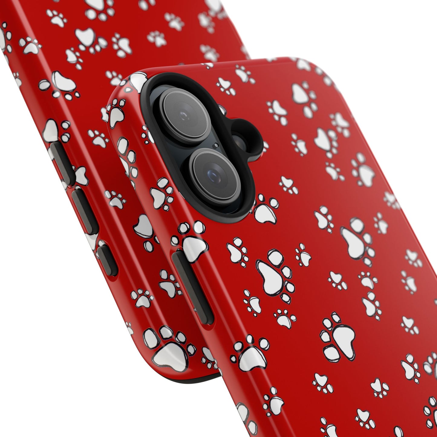 Paw Flakes Red Phone Case