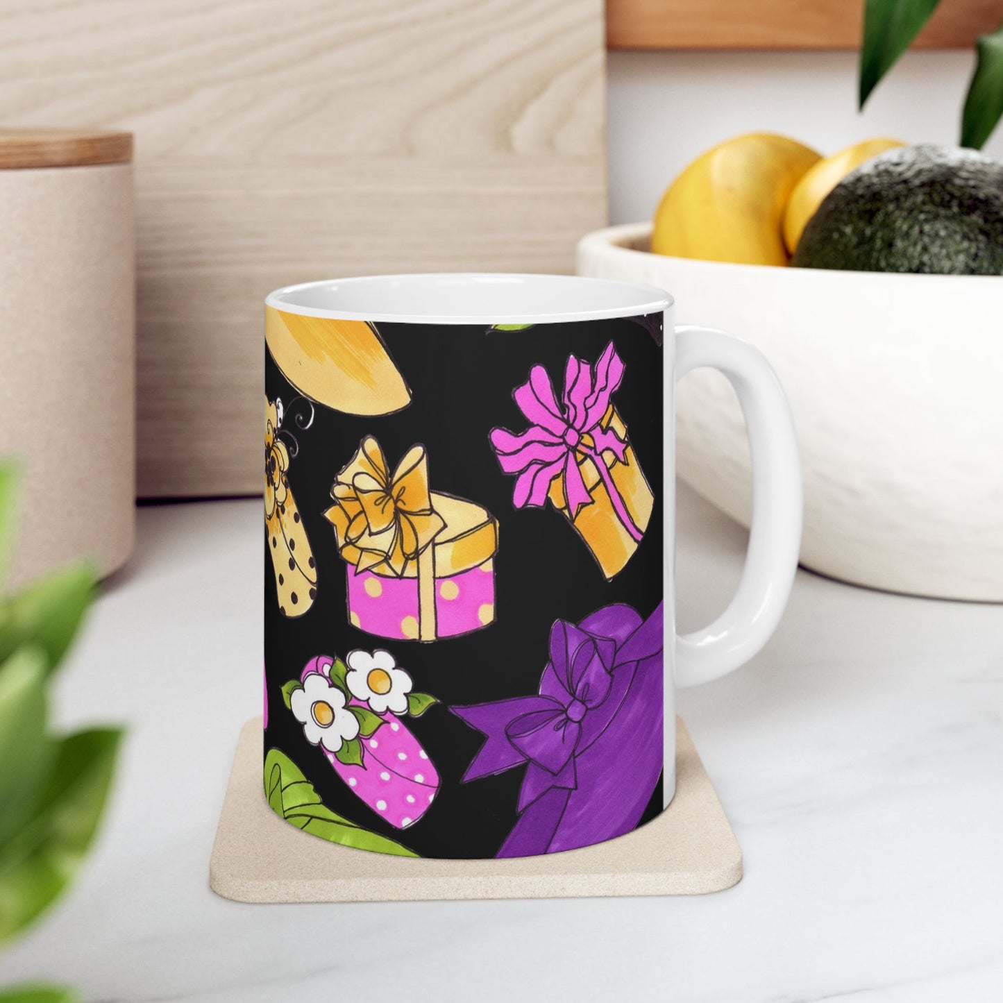 Accessories Tossed Black Cup